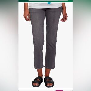 NWT GAP Women's Maternity True Waistband Full Panel Cheeky Straight Jeans